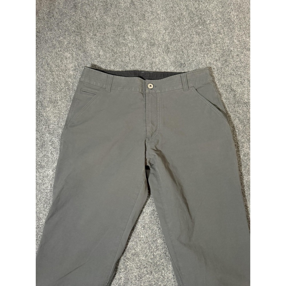 Kuhl Pants Mens 35x34 Gray Resistor Chino Stretch Water Resistant Travel - Picture 2 of 11